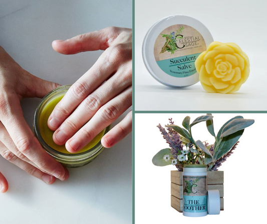 Nurtured by Nature: The Origin and Healing Power of Celestial Sage’s Soother & Succulent Salve for Chemical-Free Skincare