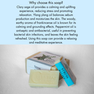 Natural soap for stress relief